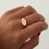 SOLID GOLD SIGNET RING