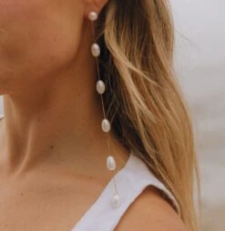 MALIBU PEARL DROP EARRINGS