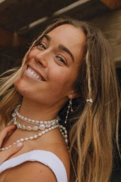 SUMMER PEARL EARRINGS -Alv Jewels 546A8173