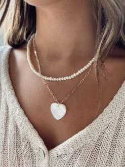 Big Heart Necklace -Alv Jewels FDA9D174 0236 4A9C 9282 850782473428