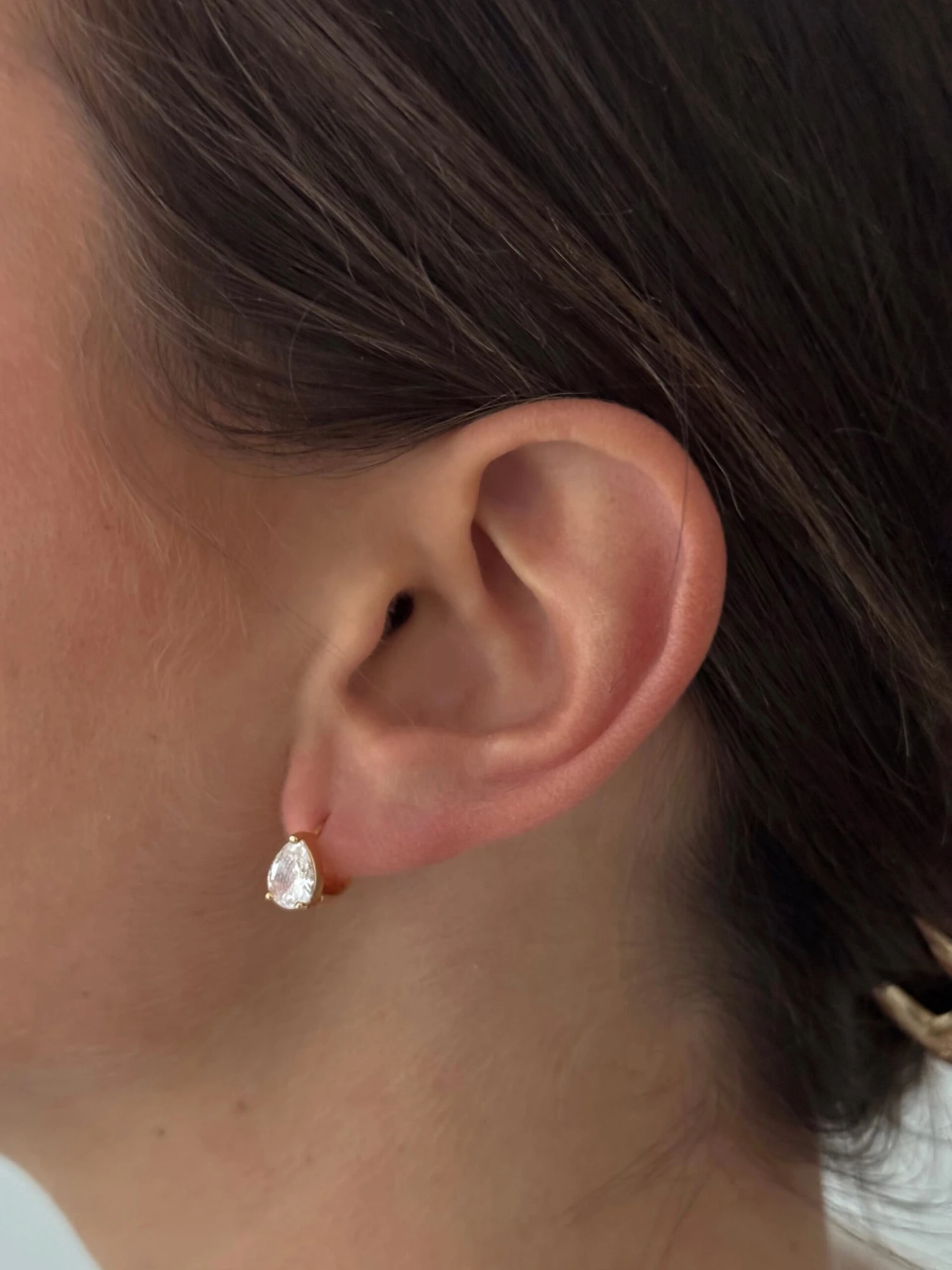 PEAR HUGGIE HOOPS 1 PEAR HUGGIE HOOPS