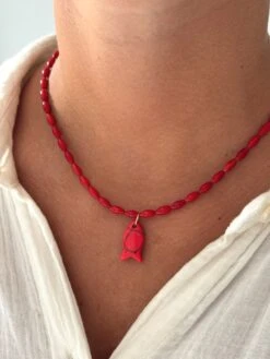 ROUGE FISH NECKLACE