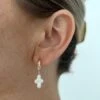 PEARL CROSS HOOPS