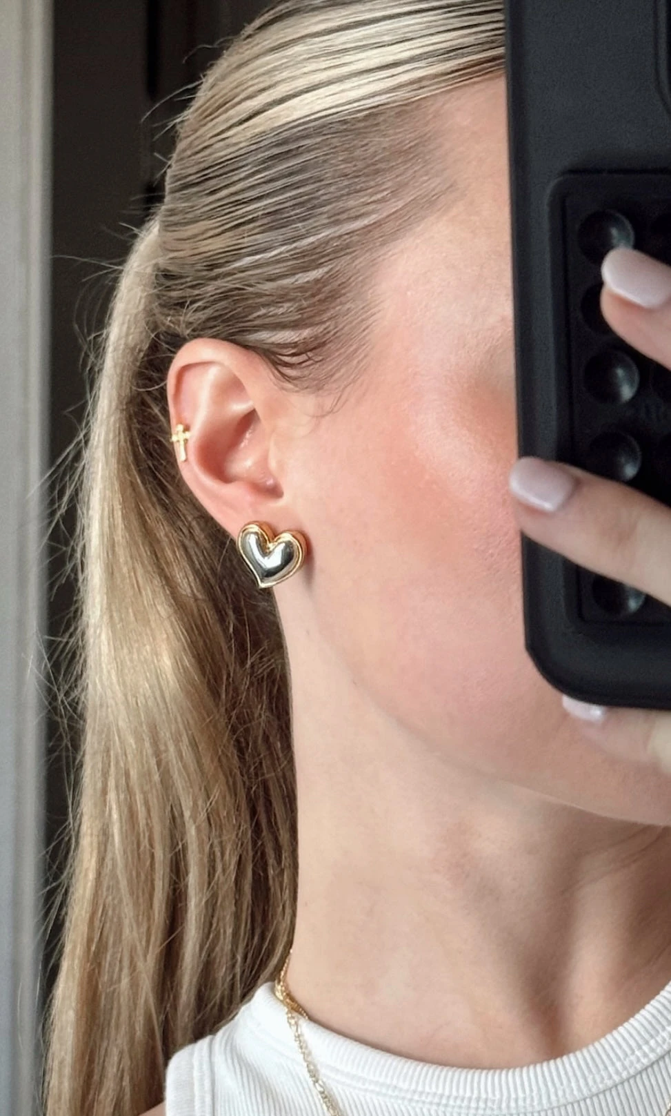 BITSY TWO TONED STUDS 2 BITSY TWO TONED STUDS - Image 2