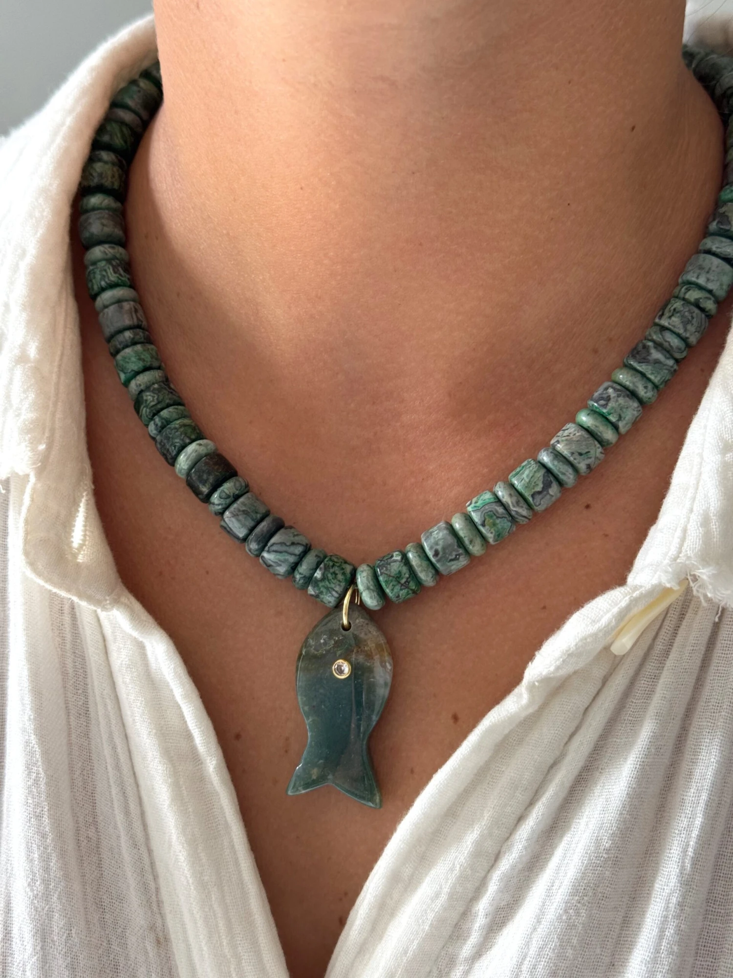 REMI IN GREEN NECKLACE 1 REMI IN GREEN NECKLACE