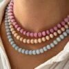 CHEEKY GEMSTONE NECKLACE