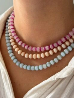 Alv Jewels 33 CHEEKY GEMSTONE NECKLACE