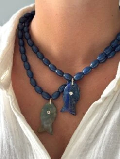 REMI IN BLUE NECKLACE