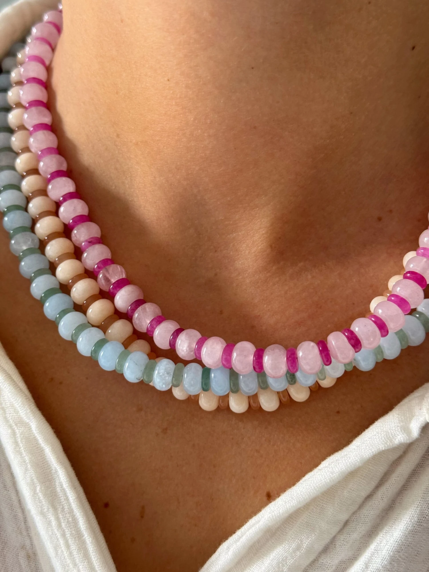 CHEEKY GEMSTONE NECKLACE 2 CHEEKY GEMSTONE NECKLACE - Image 2