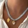 GLOFISH GEMSTONE NECKLACE