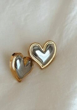 Alv Jewels 28 BITSY TWO TONED STUDS