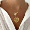 LARGE HEART NECKLACE