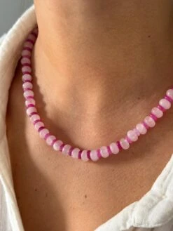 CHEEKY GEMSTONE NECKLACE 5 CHEEKY GEMSTONE NECKLACE -Alv Jewels Tezza 6311