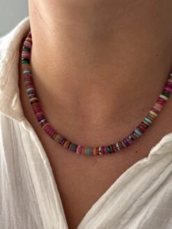 RAINBOW ANGUILLA NECKLACE