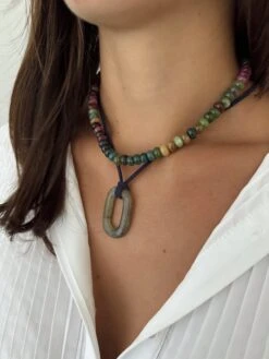 STONE ON SUEDE -Alv Jewels Tezza 7250