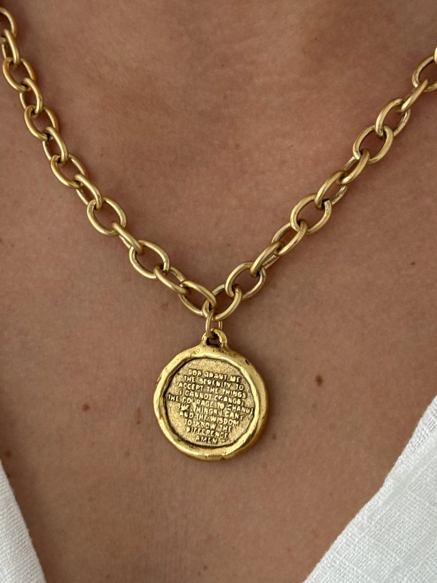 SERENITY PRAYER NECKLACE 3 SERENITY PRAYER NECKLACE - Image 3
