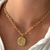 CROSS COIN NECKLACE