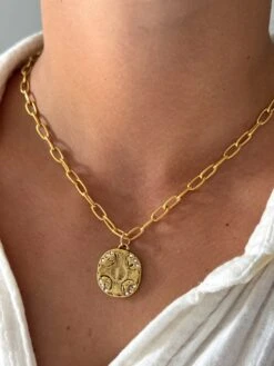 CROSS COIN NECKLACE