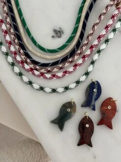 REMI ON PARACORD NECKLACE -Alv Jewels Tezza 9645