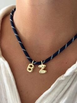 LETTER ON PARACORD NECKLACE -Alv Jewels Tezza 9757