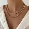 GOLD BALL NECKLACE